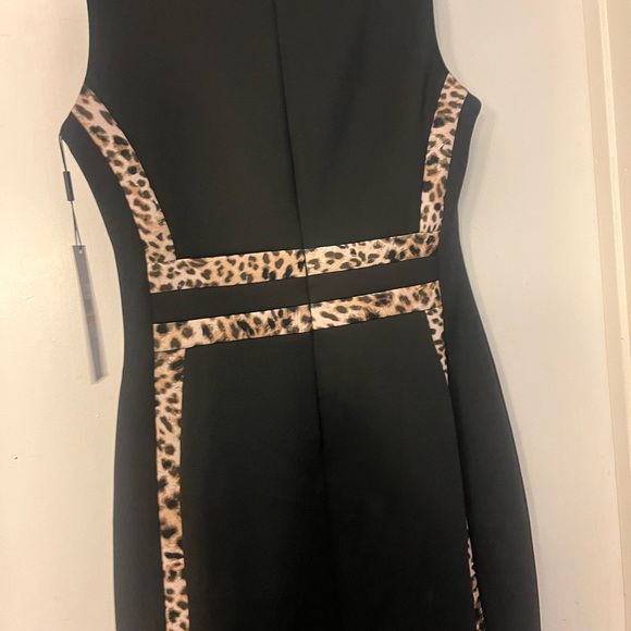 Calvin Klein Leopard And Black Dress - Picture 4 of 6